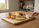 Harbour Island, Bahamas Illustrated Map Bamboo Cutting/Cheese Board