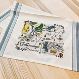 Chattanooga, TN Map Rectangle Pillow Cover