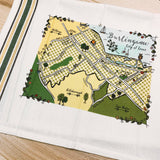 Burlingame Map Kitchen/Tea Towel