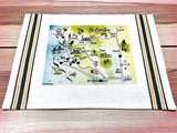 East Bay Map Small Bamboo Cheese Board