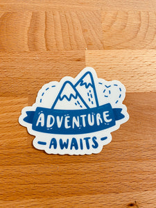 Adventure Awaits Vinyl Sticker