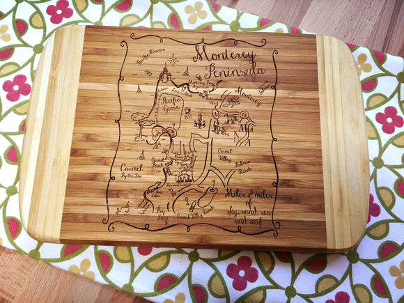 Monterey Peninsula Small Bamboo Cheese Board