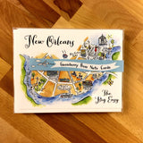 New Orleans Map Boxed Card Set