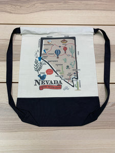 Nevada State Map Day Bag