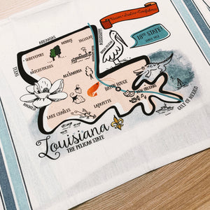 Louisiana State Kitchen/Tea Towel